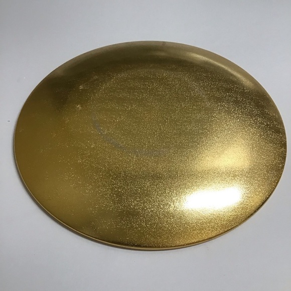 Mid Century Modern Mosaic Tile Round Plate 12” Console Green Leaves Art Vintage - Picture 6 of 16